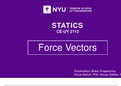 Statics - Force Vectors