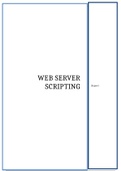 Unit 27 Web Server Scripting Assignment 1