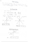 Summary of analytical geometry with questions 