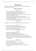 Philosophy 122 & 144 Exam summary
