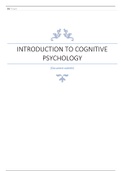 Notes on cognitive psychology