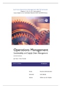 Summary Operations Management Fontys IBC fall 2018