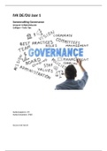 Governance 2019! Samenvatting & Toets tips! Must Have ‼️
