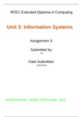 Unit 3 - Assignment 3 - P4, P5, P6, P7, M3, D2
