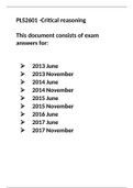 Exam answers FOR 2013 JUNE/NOV, 2014JUNE/NOV, 2015JUNE/NOV, 2016 JUNE, 2017 JUNE/NOV