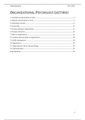 Lectures Organizational Psychology (575032-B-6)