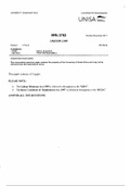MRL3702 Labour Law Past Exam Paper Bundle