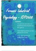 IOP2608: Forensic Industrial Psychology Pack