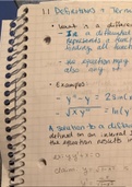 Differential Equations Math 301 notes