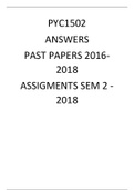 PYC1502 ANSWERS 
