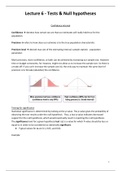 BRM I Quantitative Research Methods Lecture summary VU IBA
