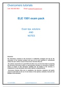 ELE1501 LATEST EXAM PACK
