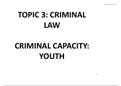 criminal capacity of youth