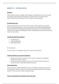 MNM3712 Customer Relationship Management Summarised Notes