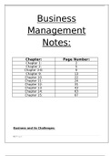BUSINESS MANAGEMENT 1ST YEAR NOTES