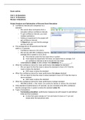 Computer Simulation (BIT 4434) Exam 2 Study Guide