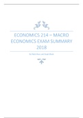 Macro Economics Exam Notes