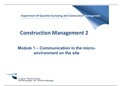 Communication in Construction 2