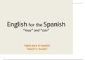 Spanish to English - CAN and MAY