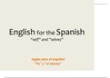 Spanish to English - Self and Selves