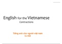 Vietnamese to English - Contractions
