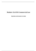 CLA1501 Questions and answers to study