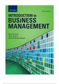 Introduction to Business Management MNB1501 Tenth Edition 