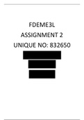 FDEME3L Assignment 2