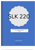 SLK 220 Chapter 2
