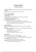 ENG101 Research Credibility Notes (Honors ENG101)