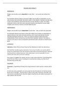 Edexcel Religion and Ethics A-Level - Religion and Morality Master Document