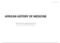 African History of Medicine