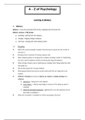  PYC1501 - Basic Psychology Notes