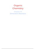 Organic Chemistry - Ch 10: Elimination Reactions