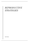 Reproductive Strategies in Some Animals 