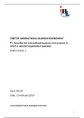 UNIT 39 International business enviroment 