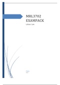 MRL3702 (Labour Law) Exam Pack - Easy Pass!