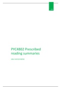 PYC4802 Exam Prescribed Articles