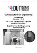 Survey 1 for civil engineers