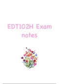 Get ready for your exam today with these notes!
