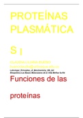 Proteínas plasmáticas I.
