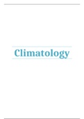 Geography: Climatology notes (IEB)