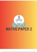Maths Paper 2 notes