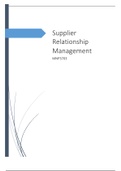 Supplier Relationship Management - Summary [MNP3703]