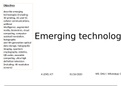 CHAPTER 11: EMERGING TECHNOLOGIES (A level IT 9626)