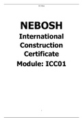 NEBOSH ICC01 Study Notes
