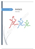 IGCSE physics 625 Kinematic chapter Revision