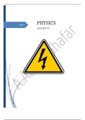 IGCSE physics 625 Electricity chapter Revision