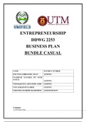Business plan example 