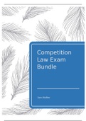 Competition law notes and cases
